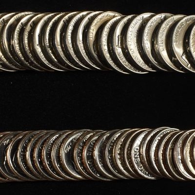 Sale Photo Thumbnail #354: 1965-67 DIMES AND NICKLES  GEM BU