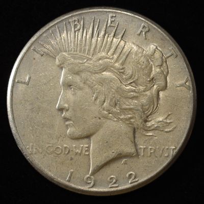 Sale Photo Thumbnail #386: 1922-S PEACE DOLLAR