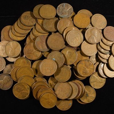 Sale Photo Thumbnail #347: (100) "S" MINT CENTS FROM THE 1930'S