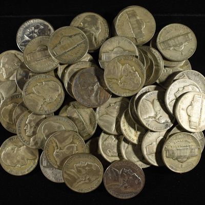 Sale Photo Thumbnail #351: (50) JEFFERSON WAR NICKELS