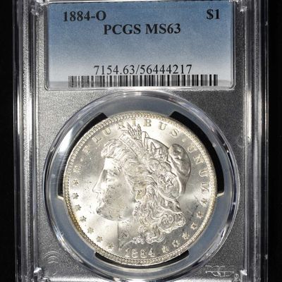 1884-O MORGAN DOLLAR PCGS MS-63