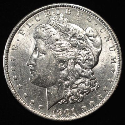 1901 MORGAN DOLLAR AU/BU