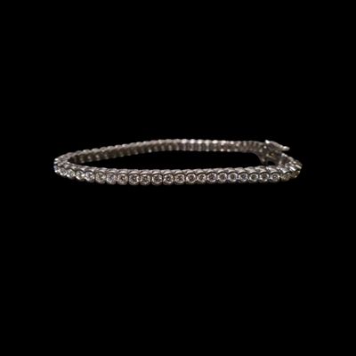 Platinum 4.05 CTW Diamond Tennis Bracelet