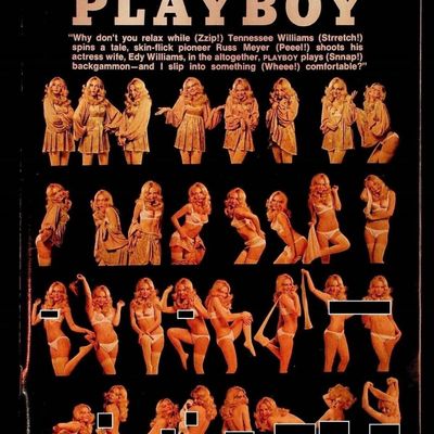 March 1973 Playboy with Tennessee Williams