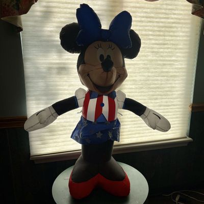 Sale Photo Thumbnail #49: Disney Patriotic Minnie Mouse Airblown Inflatable Holiday Decoration