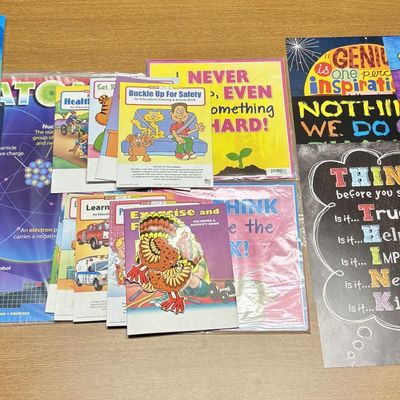Sale Photo Thumbnail #260: Trend enterprises, Inc. Collection of ARGUS Motivational Posters and Stop, Look & Learn Activity Books, 1999-2007
