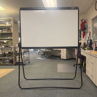 Sale Photo Thumbnail #228: Quartet Supermate Mobile Reversible Whiteboard