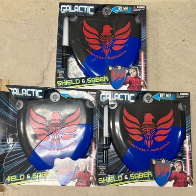 Sale Photo Thumbnail #361: Three Galactic Shield and Saber Toy Combat Sets