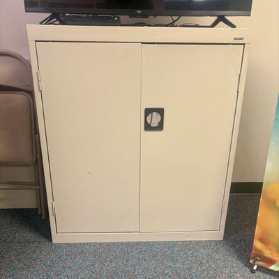 Sale Photo Thumbnail #226: Sandusky 36 Inch Steel Two Door Locking Storage Cabinet