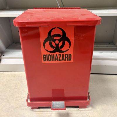 Sale Photo Thumbnail #400: United Metal Receptacle Corp. Defenders ST7 Biohazard Waste Receptacle