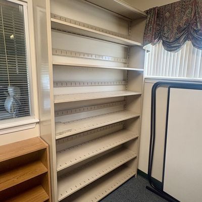 Sale Photo Thumbnail #217: Tennsco Metal Adjustable Shelving Unit
