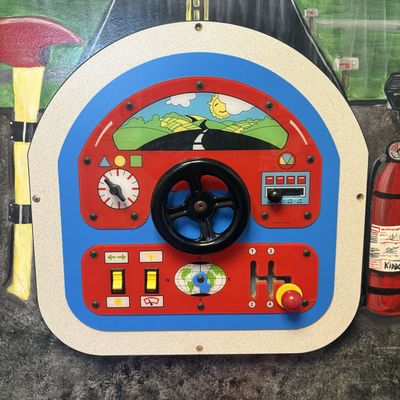 Sale Photo Thumbnail #137: Playscapes 1994 Wall Mounted Vehicle Dashboard Sensory Activity Board