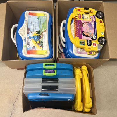 Sale Photo Thumbnail #355: A Collection of LeapFrog LeapPad Electronic Learning Systems and Accessories