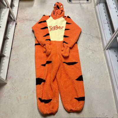 Sale Photo Thumbnail #394: Adult Tigger Sherpa Fleece Character Onesie Costume