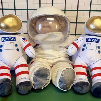 Sale Photo Thumbnail #174: A Trio of Astronaut Themed Toys Including a Cabbage Patch Kids Young Astronauts USA Doll and Two NASA Plush Figures