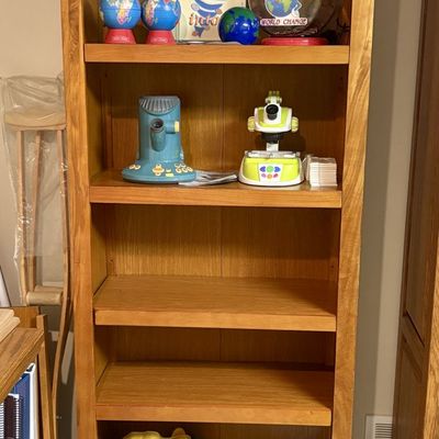 Sale Photo Thumbnail #286: A Wooden Five-Tier Bookshelf
