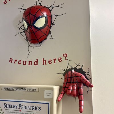 Sale Photo Thumbnail #88: A Pair of Spider-Man 3D Plastic Wall Lights with Decals