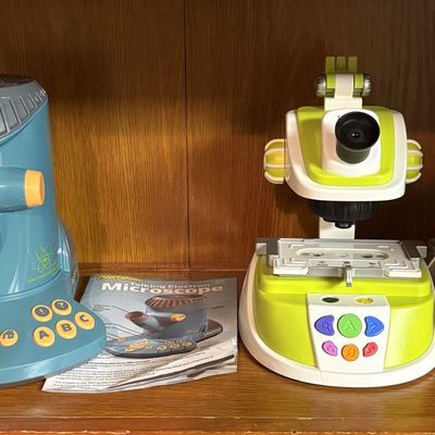 Sale Photo Thumbnail #268: Two GeoSafari Educational Toy Microscopes with Slide Cassette Collection