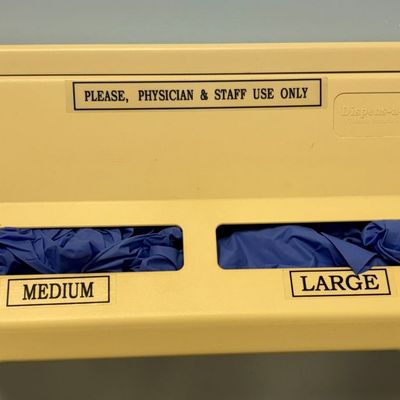 Sale Photo Thumbnail #146: Pinnacle Products Inc. Dispens-a-Glove Dual-Compartment Wall-Mounted Medical Glove Dispenser