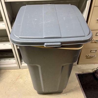 Sale Photo Thumbnail #348: Rubbermaid Commercial Brute Gray Plastic Rollout Trash Bin