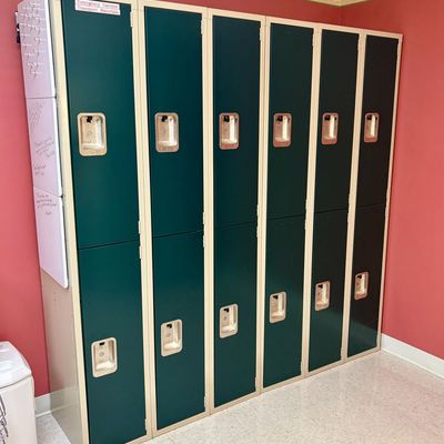 Sale Photo Thumbnail #238: Lyon Twelve-Compartment Double-Tier Metal Storage Lockers