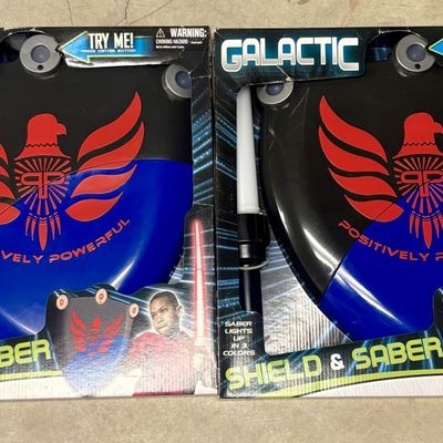 Sale Photo Thumbnail #362: A Pair of Galactic Shield and Saber Light-Up Toy Sets