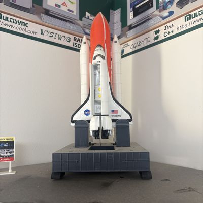 Sale Photo Thumbnail #172: Space Shuttle Discovery Launch Stack Model with Mobile Launcher Platform