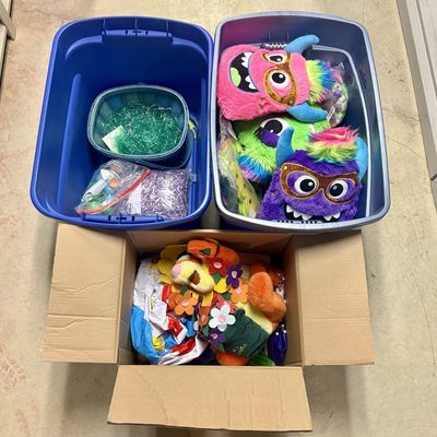 Sale Photo Thumbnail #304: A Collection of Assorted Monster-Themed Plush, Novelty Toys, and Seasonal Decorations