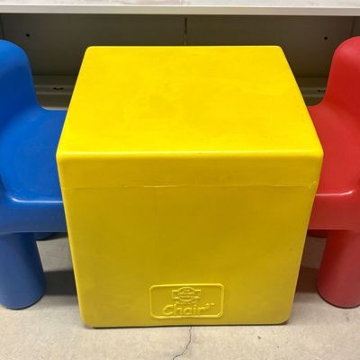 Sale Photo Thumbnail #377: Three Children's Factory and Little Tikes Molded Plastic Playroom Items