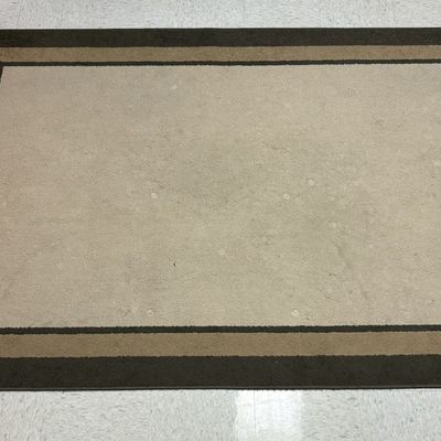 Sale Photo Thumbnail #230: Machine-Made Synthetic Area Rug with Tiered Geometric Border