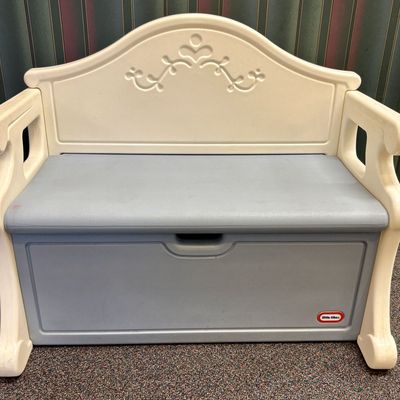 Sale Photo Thumbnail #73: Little Tikes Victorian-Style Plastic Toy Box Storage Bench