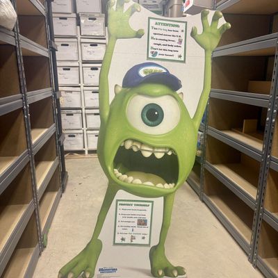 Sale Photo Thumbnail #317: Monsters University Mike Wazowski Cardboard Standee by Advanced Graphics