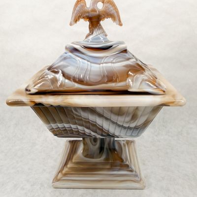 IMPERIAL CARAMEL SLAG COMPOTE, MID-CENTURY