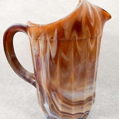 IMPERIAL CARAMEL SLAG PITCHER, VINTAGE