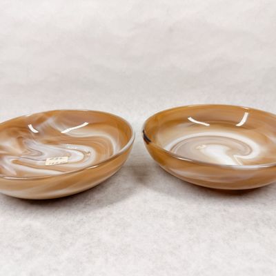IMPERIAL CARAMEL SLAG BOWLS