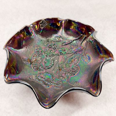IMPERIAL CARNIVAL GLASS BOWL, 1970S