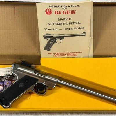 Sale Photo Thumbnail #14: RUGER 22 LONG RIFLE MARK 2 TARGET