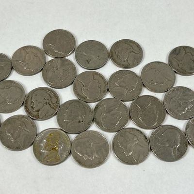 Sale Photo Thumbnail #59: 24 PRE 1964 NICKELS