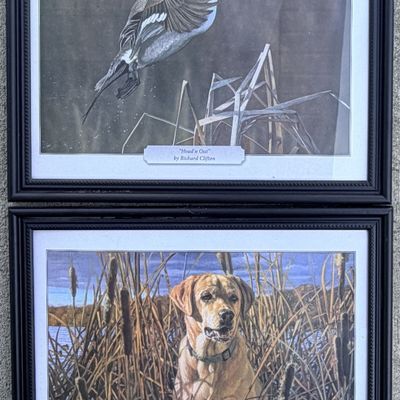 Sale Photo Thumbnail #103: TWO WILDLIFE PRINTS
