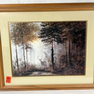Sale Photo Thumbnail #78: FRAMED "QUIET FOREST" PRINT