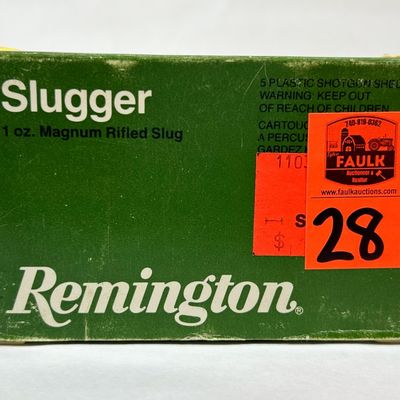 Sale Photo Thumbnail #29: REMINGTON 12 GA SLUGGER BULLETS
