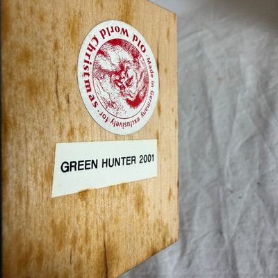 3191 Vintage 2001 Old World Christmas Green Hunter
