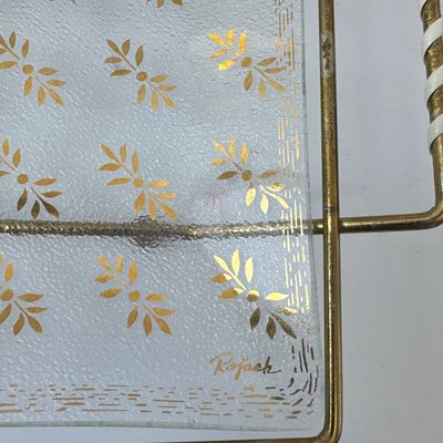 Vintage Georges Briard & Rojack Mid-Century Glass Serving Pieces - 3 Pcs