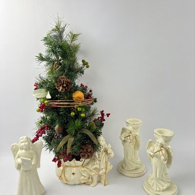 Lenox & Formalities Porcelain Christmas Decor Set - 5 Pcs