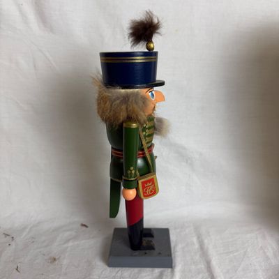 3195 Vintage 1994 Hungarian Hussar Green & Red Nutcracker