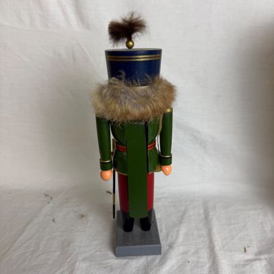 3195 Vintage 1994 Hungarian Hussar Green & Red Nutcracker