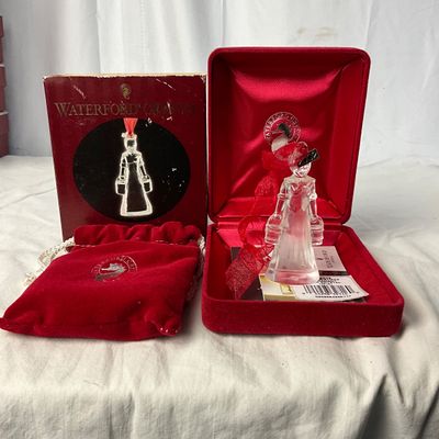 3237 Waterford Crystal 12 Days of Christmas 2002 8 Maids a Milking Ornament 8th Edition
