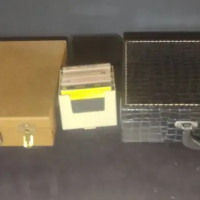 Vintage Cassette And Media Case Plus Cassettes