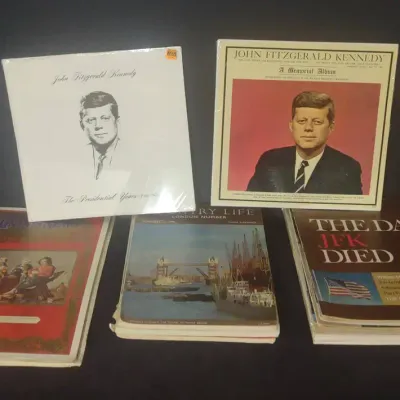 Vintage Magazines And JFK Records