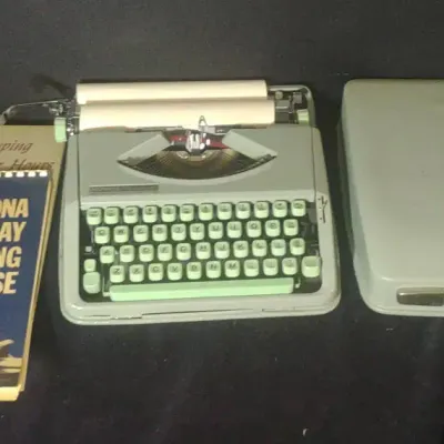 Hermes Rocket Typewriter In Green